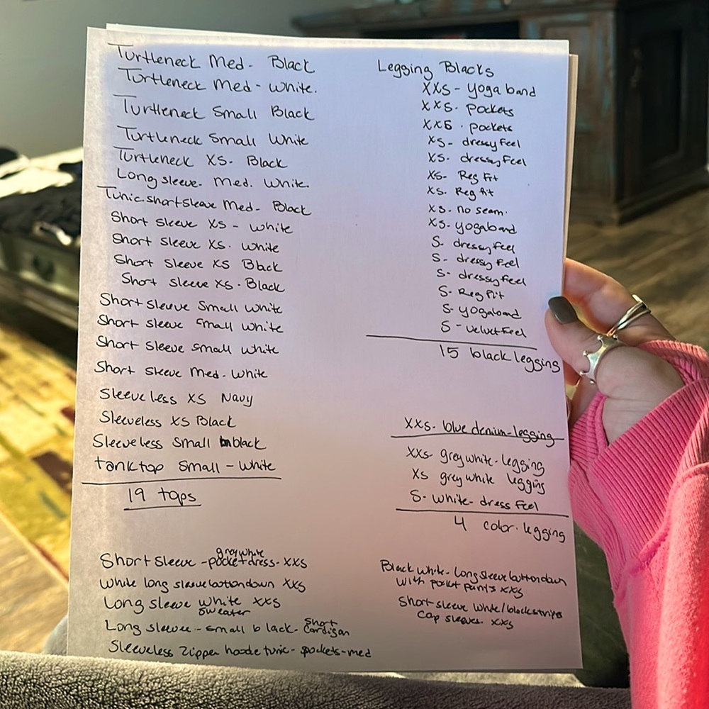 Eileen Fisher clothing items.